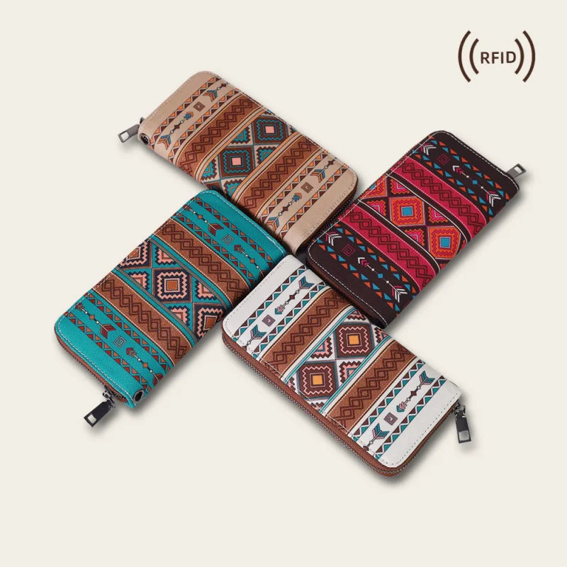 Clutch Vintage Wristlet Wallet for Women