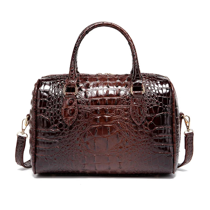 Alirattan Crocodile Pattern Handbags for Women