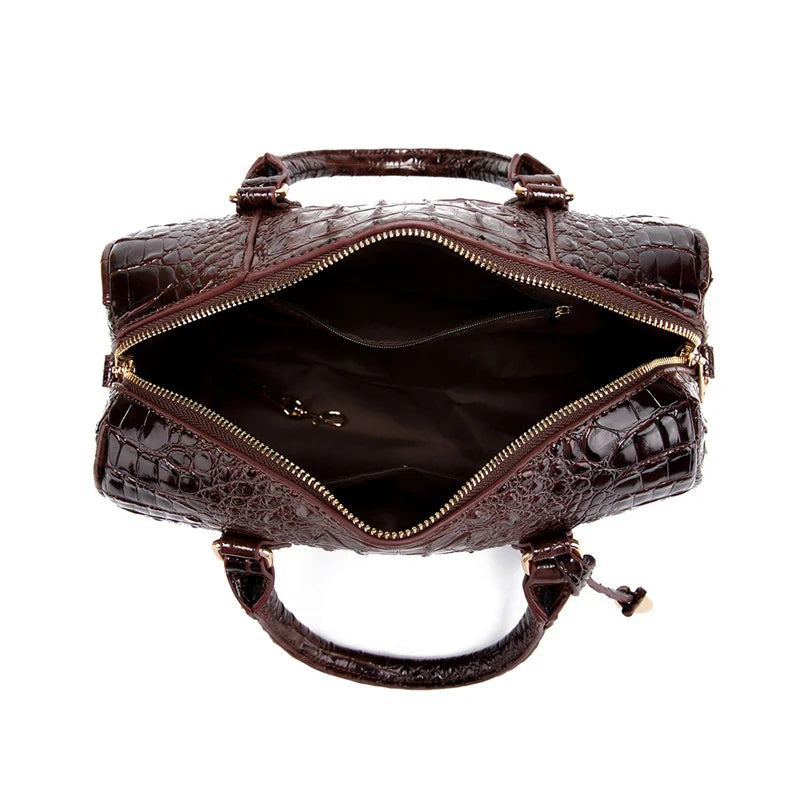 Alirattan Crocodile Pattern Handbags for Women