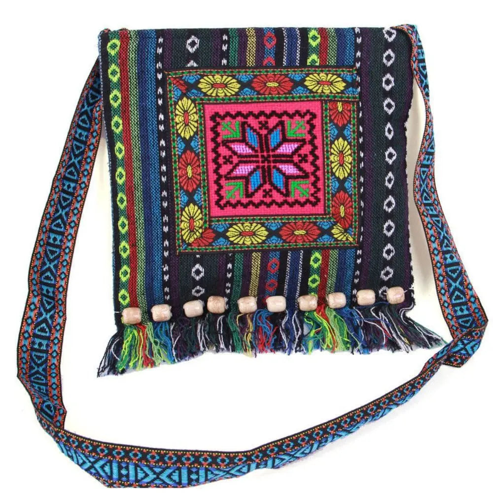 Vintage Hmong Tribal Ethnic Thai Indian Boho Shoulder Bag