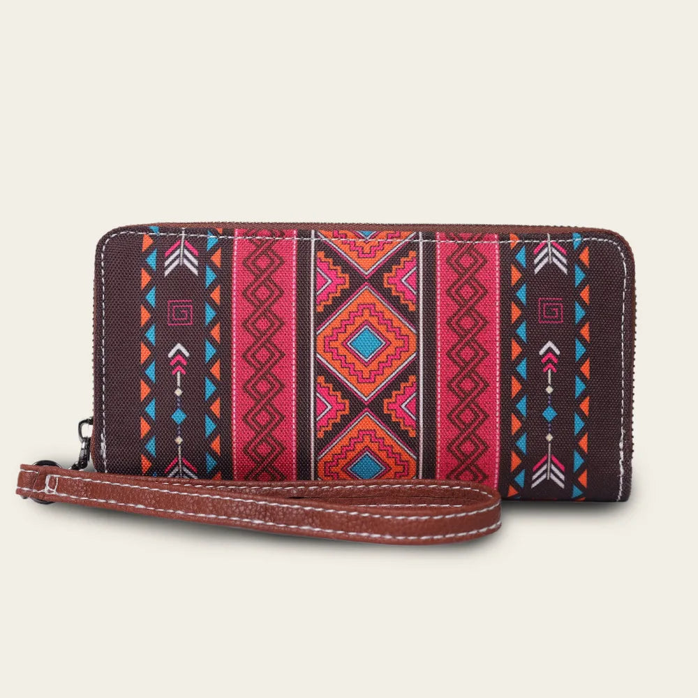 Clutch Vintage Wristlet Wallet for Women