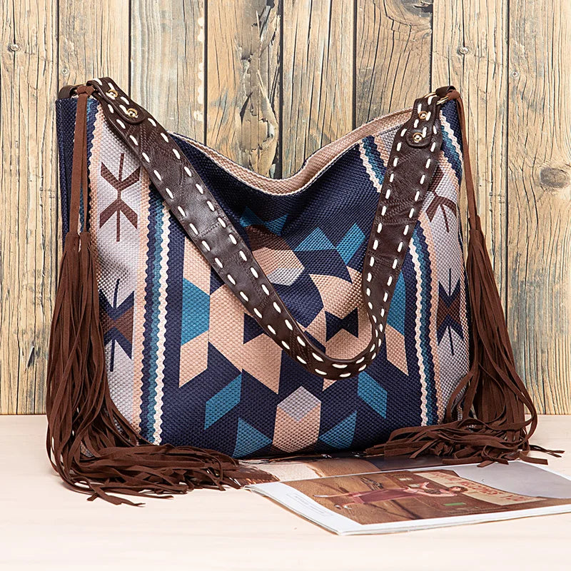 Bohemian Causal Tassel Shoulder Bag