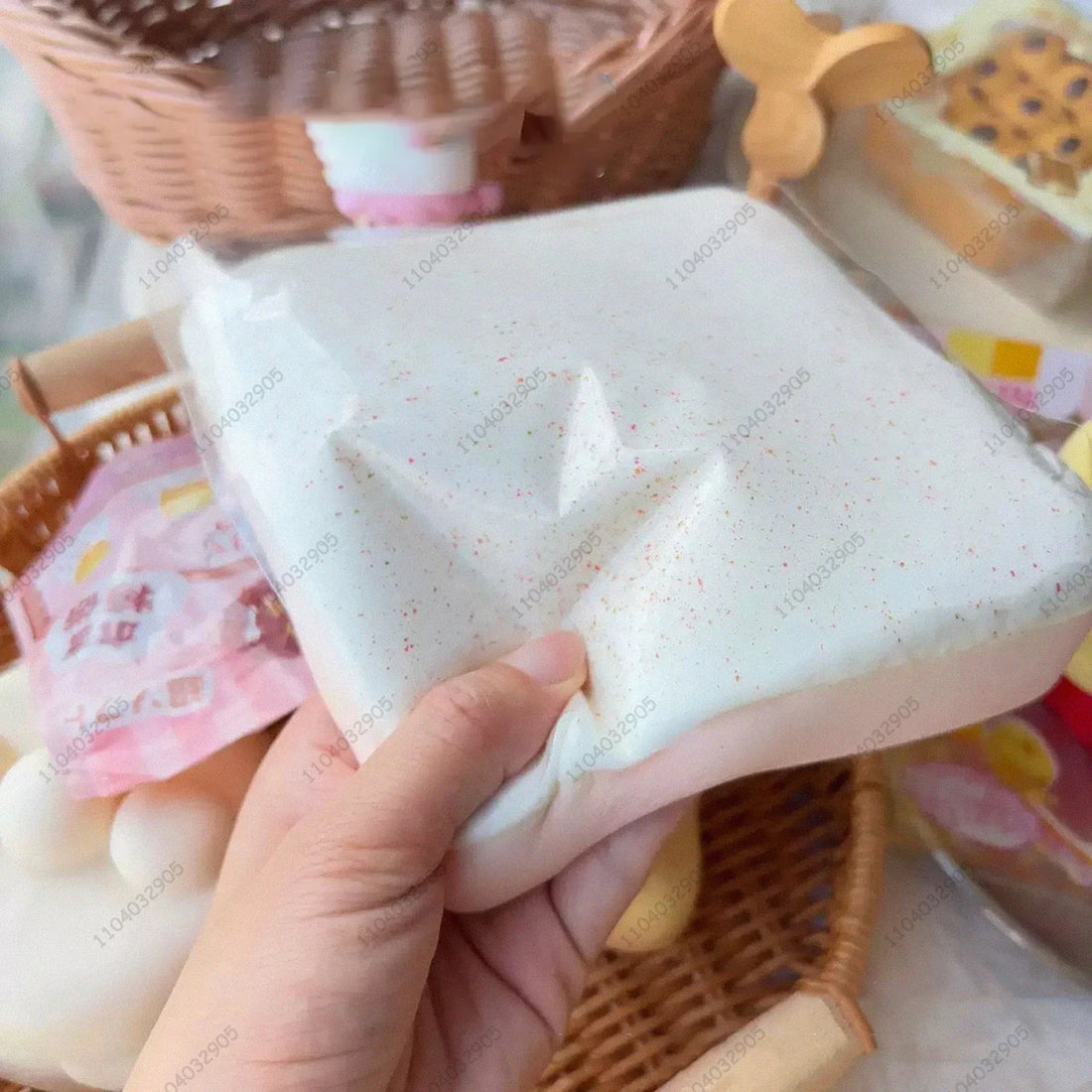 Sticky Toast Squishy Hand Relaxing Toy