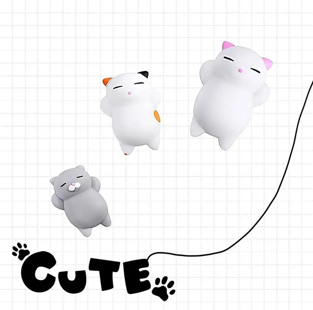 5pcs Animal Cat Kawaii Cat Squishy