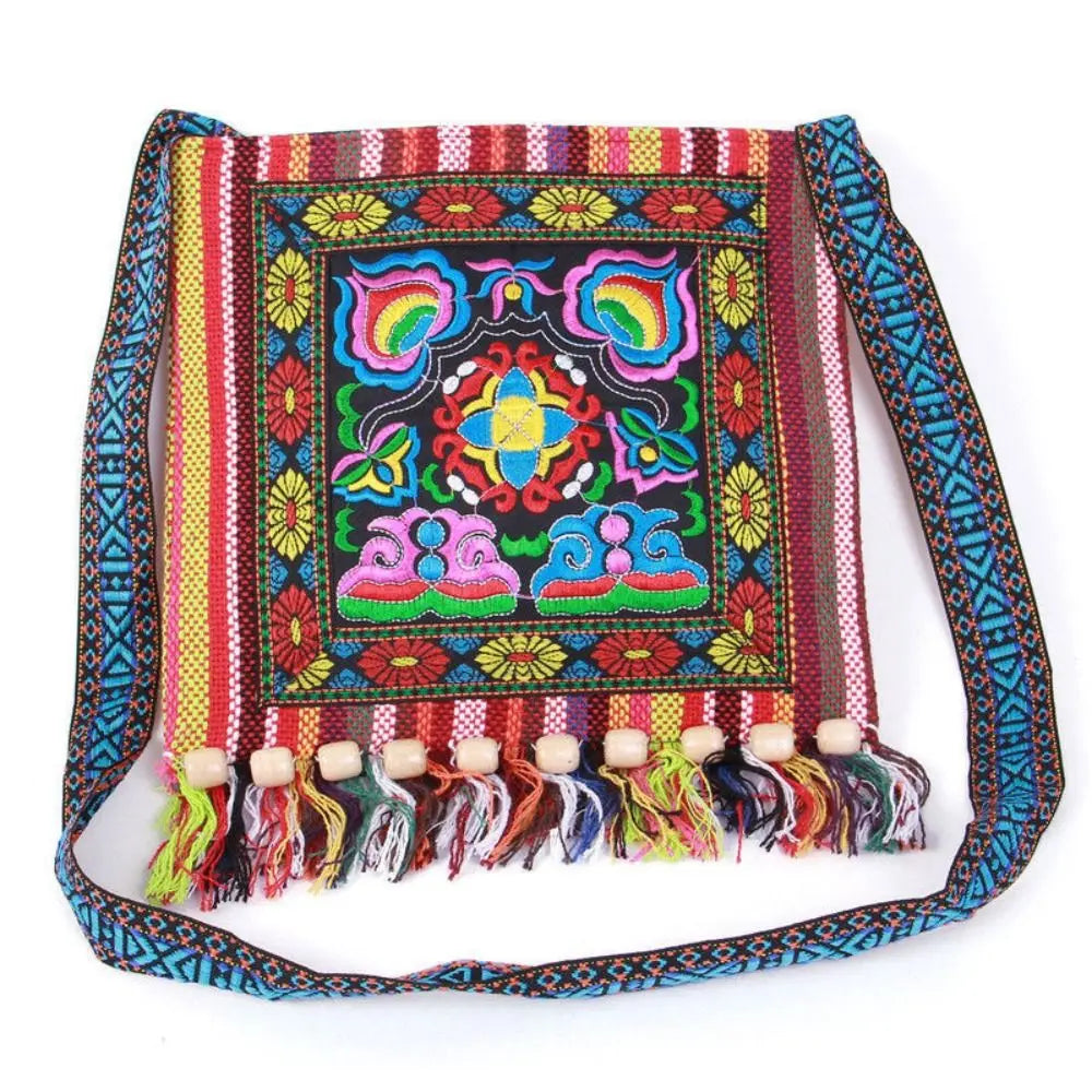 Vintage Hmong Tribal Ethnic Thai Indian Boho Shoulder Bag