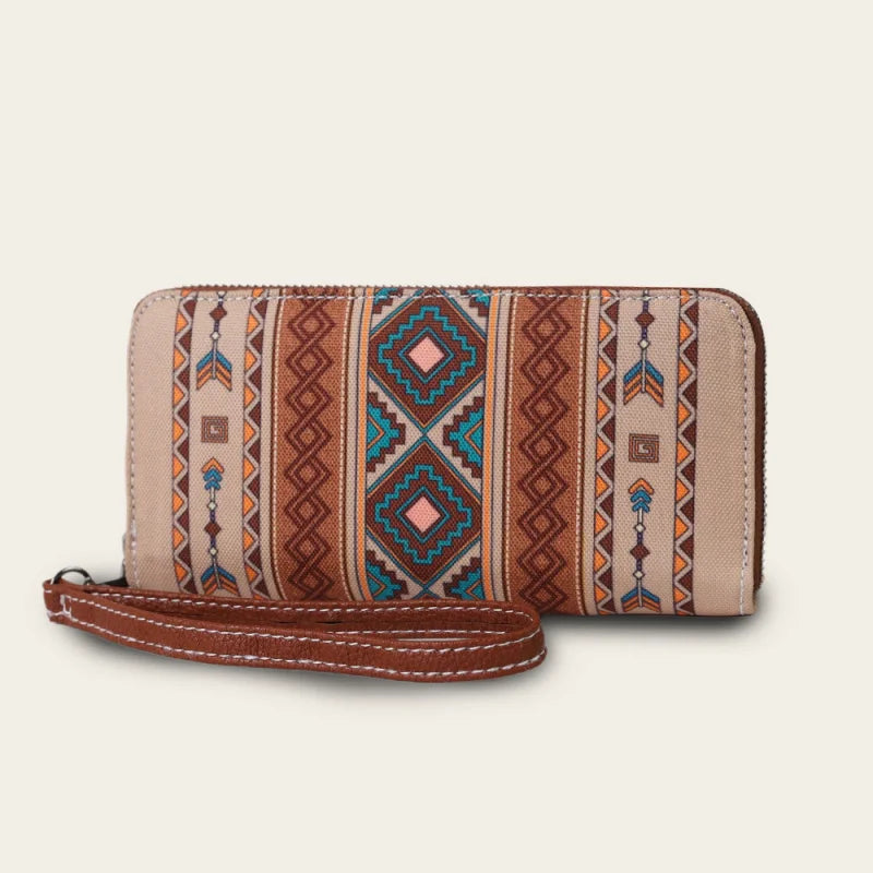 Clutch Vintage Wristlet Wallet for Women