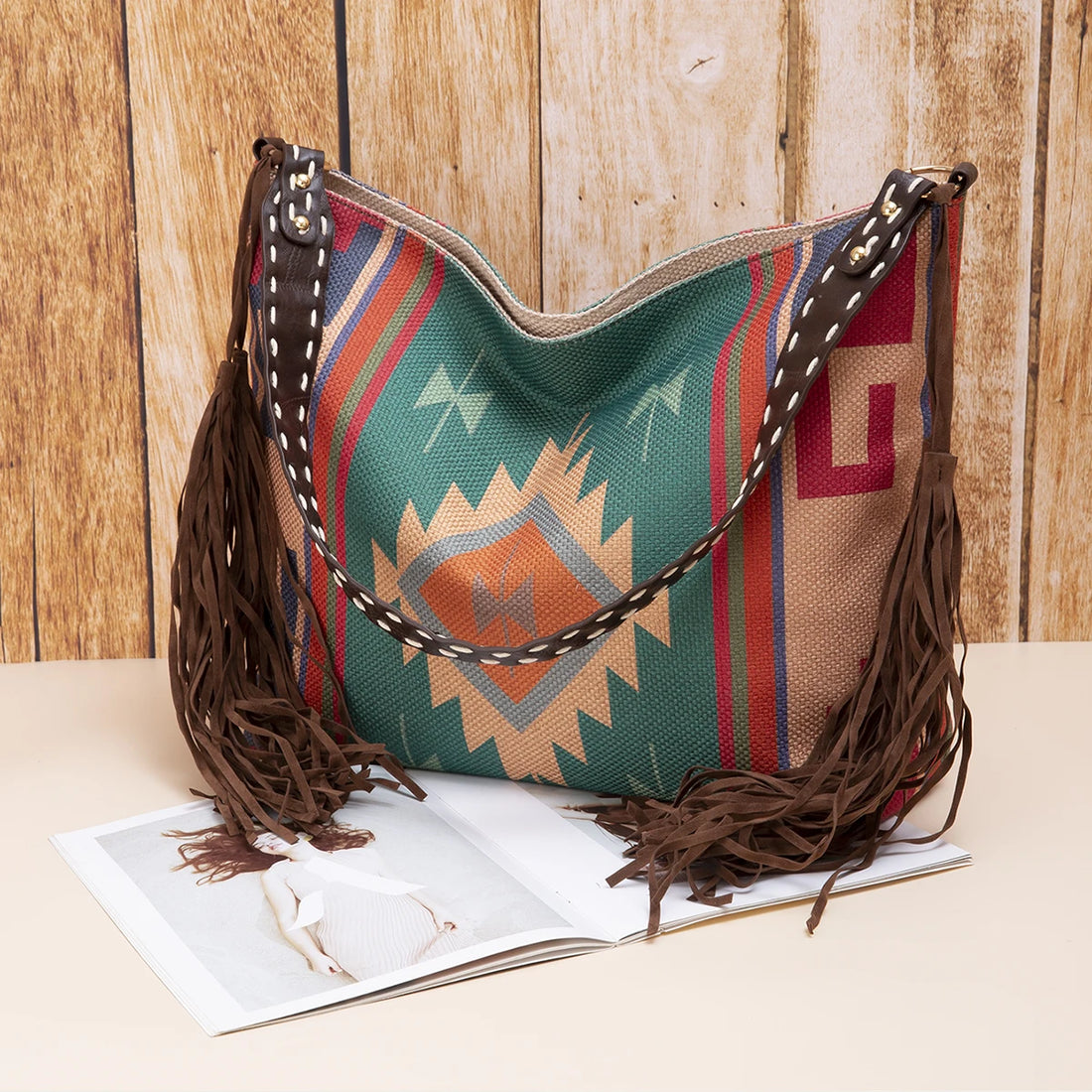 Bohemian Causal Tassel Shoulder Bag