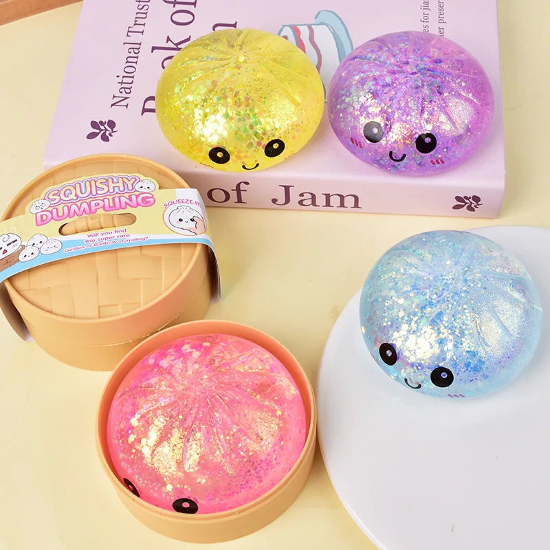 Glitter Dumpling Squishies Toy