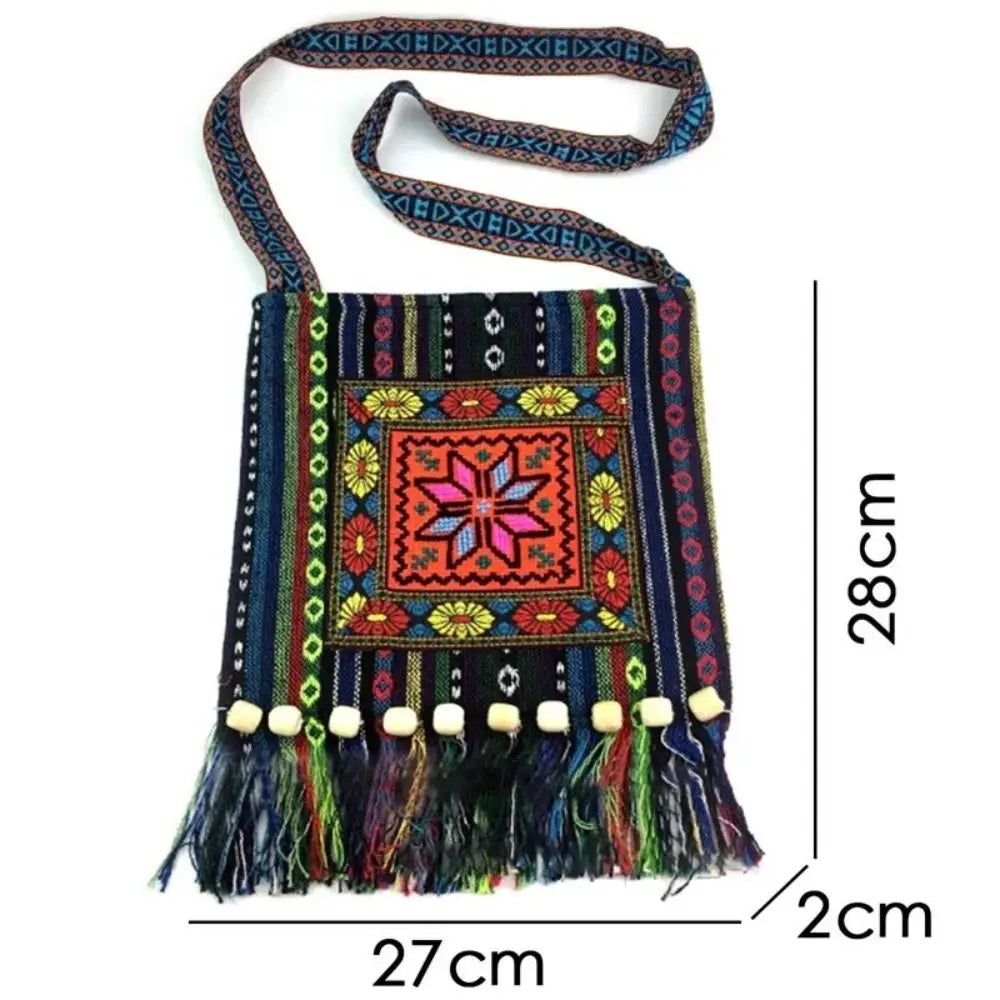 Vintage Hmong Tribal Ethnic Thai Indian Boho Shoulder Bag