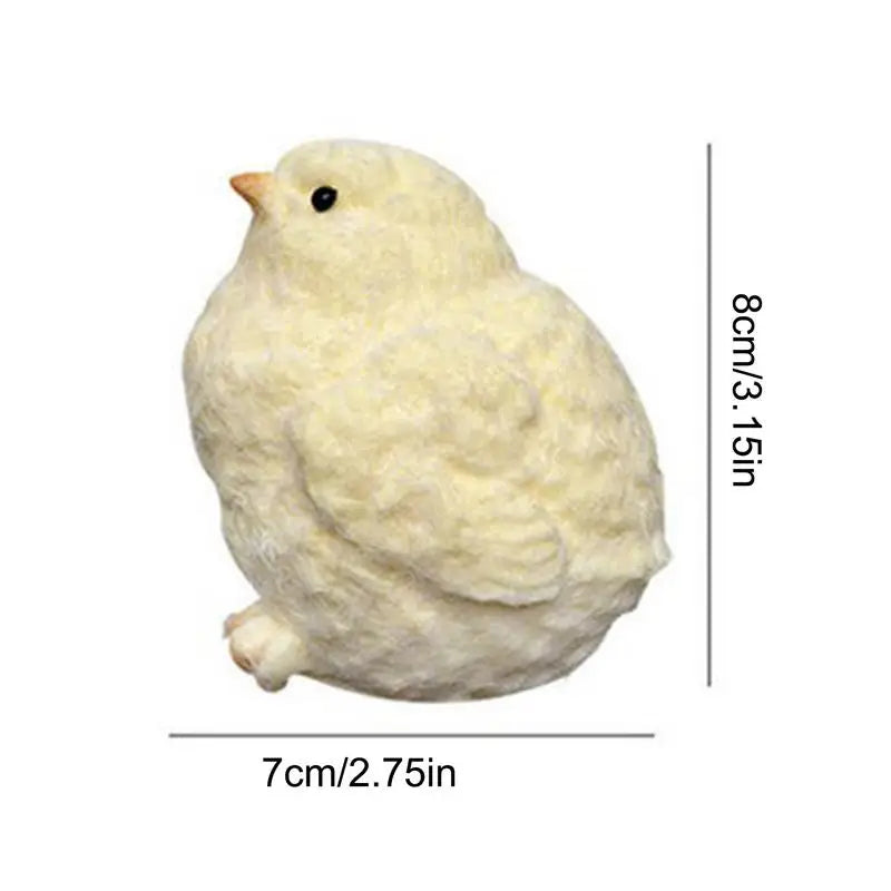 Handmade Yellow Big Chicken Plush Silicone Squishys Pinching Toys