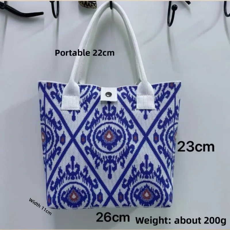 Knitted Bag Xinjiang Adeles Patterned Handbag