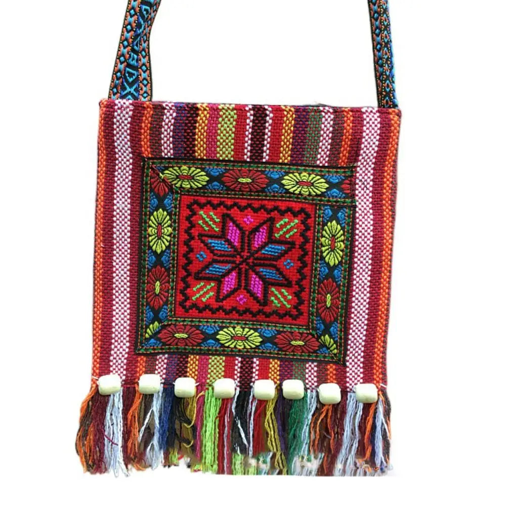 Vintage Hmong Tribal Ethnic Thai Indian Boho Shoulder Bag