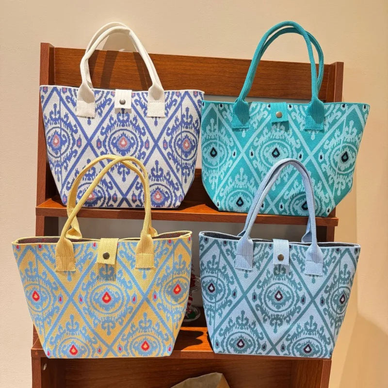 Knitted Bag Xinjiang Adeles Patterned Handbag