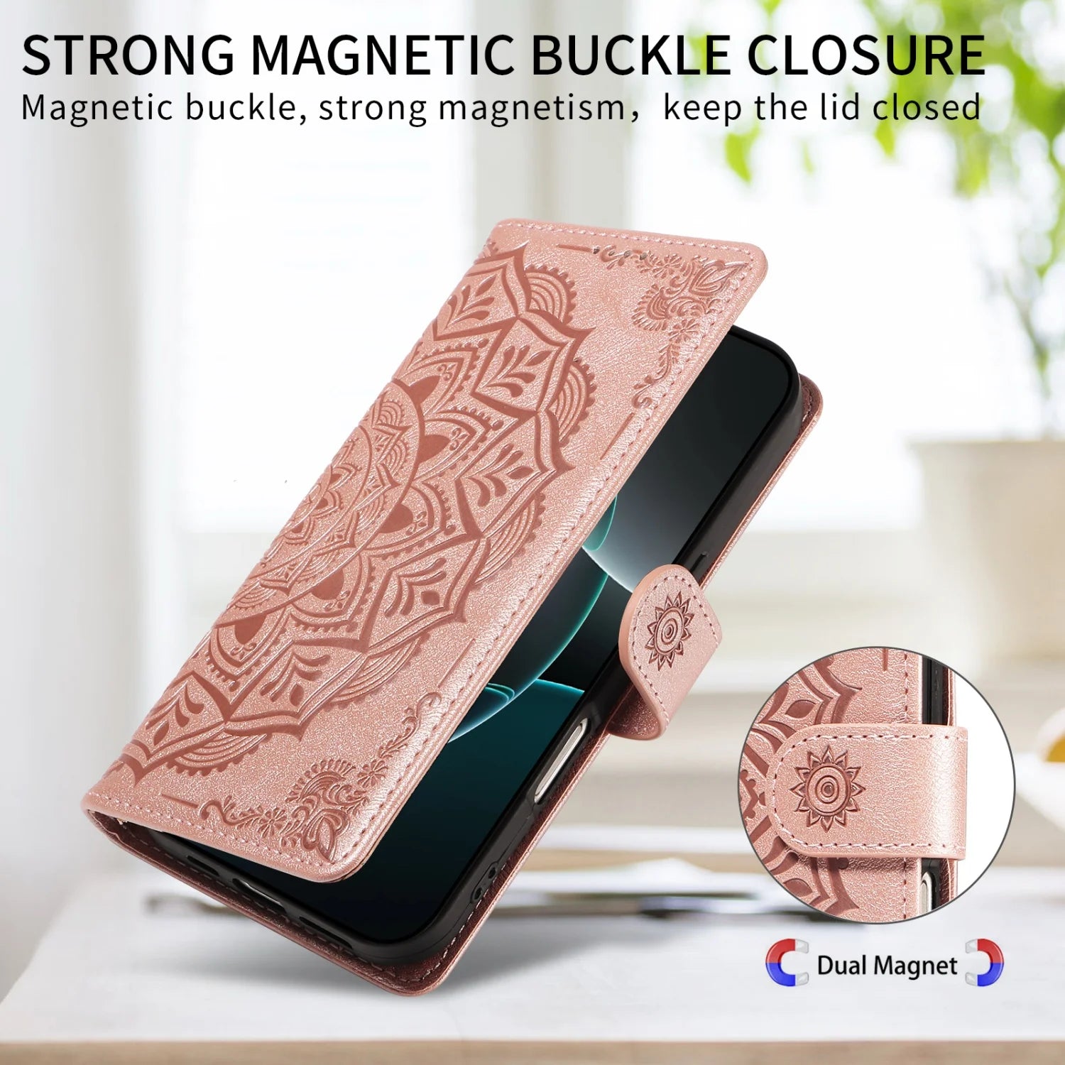 Luxury Flip Wallet Case