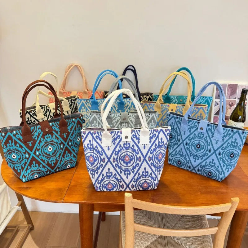 Knitted Bag Xinjiang Adeles Patterned Handbag