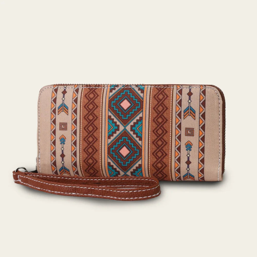 Clutch Vintage Wristlet Wallet for Women