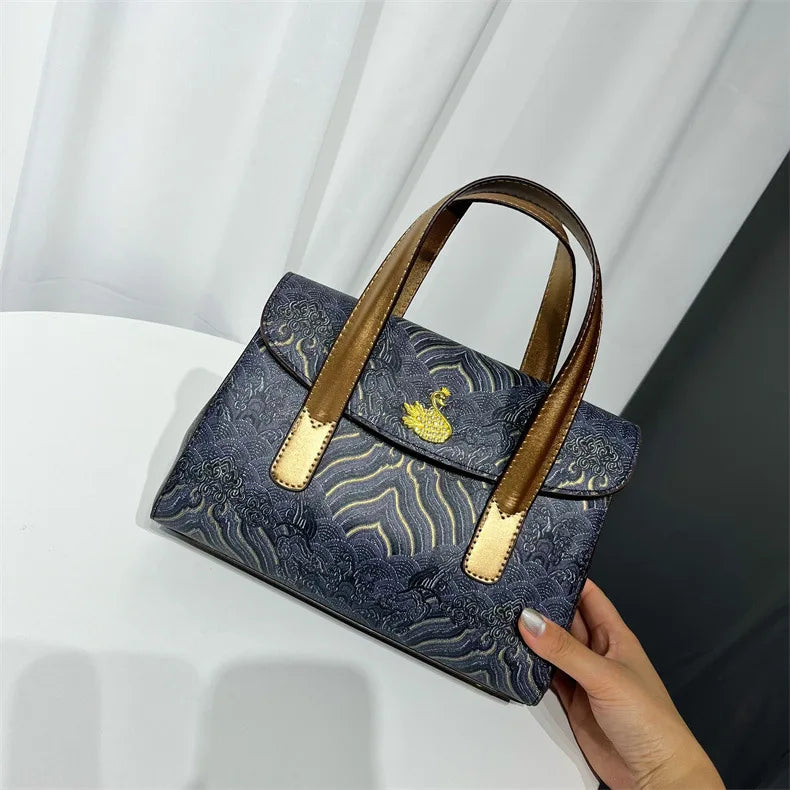 Embroidered Handbag Artistic National Style Women's