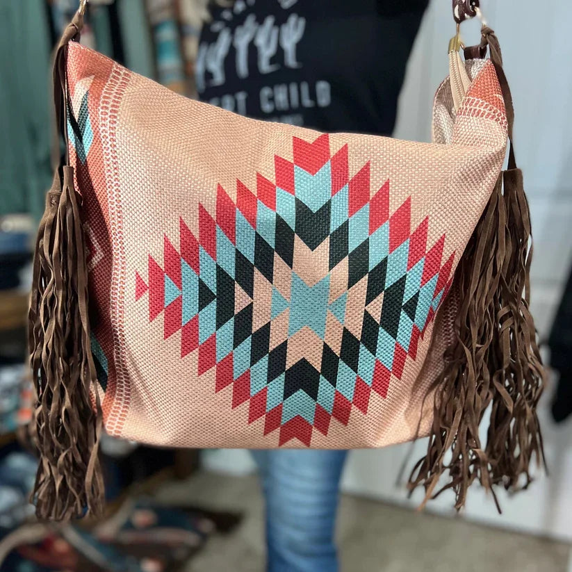 Bohemian Causal Tassel Shoulder Bag