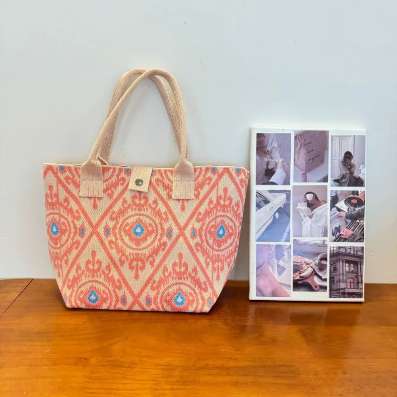 Knitted Bag Xinjiang Adeles Patterned Handbag