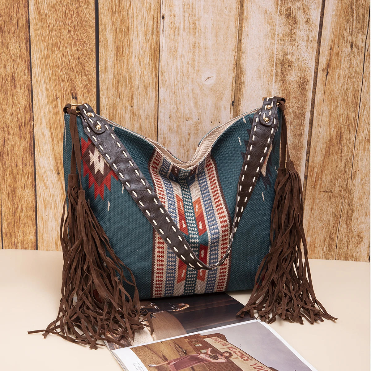 Bohemian Causal Tassel Shoulder Bag