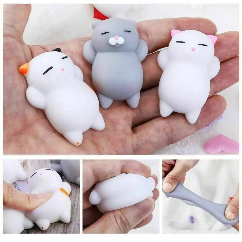 5pcs Animal Cat Kawaii Cat Squishy