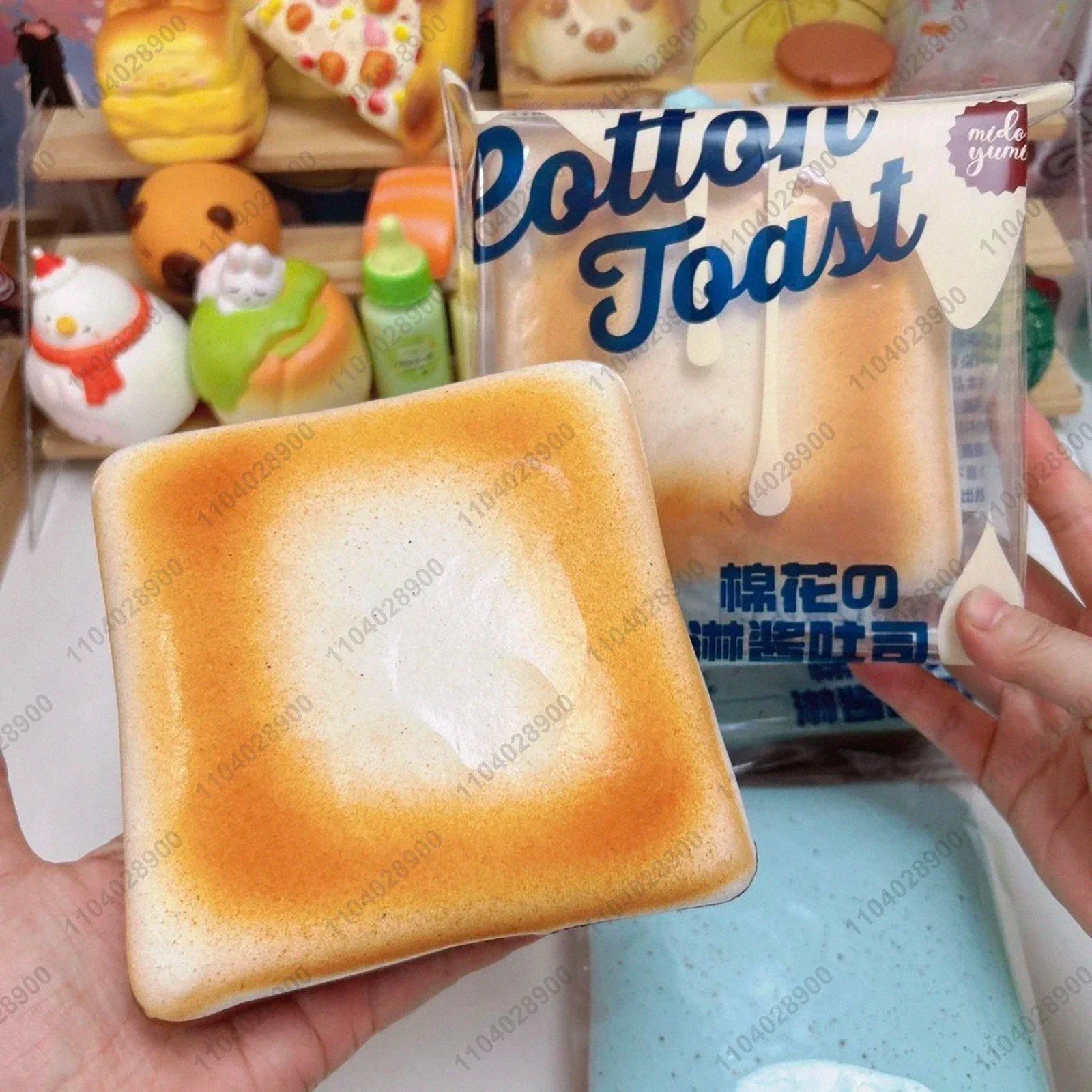 Sticky Toast Squishy Hand Relaxing Toy
