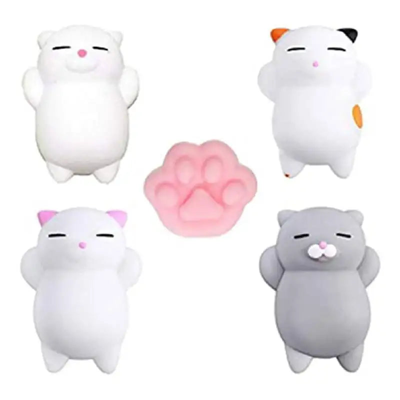 5pcs Animal Cat Kawaii Cat Squishy