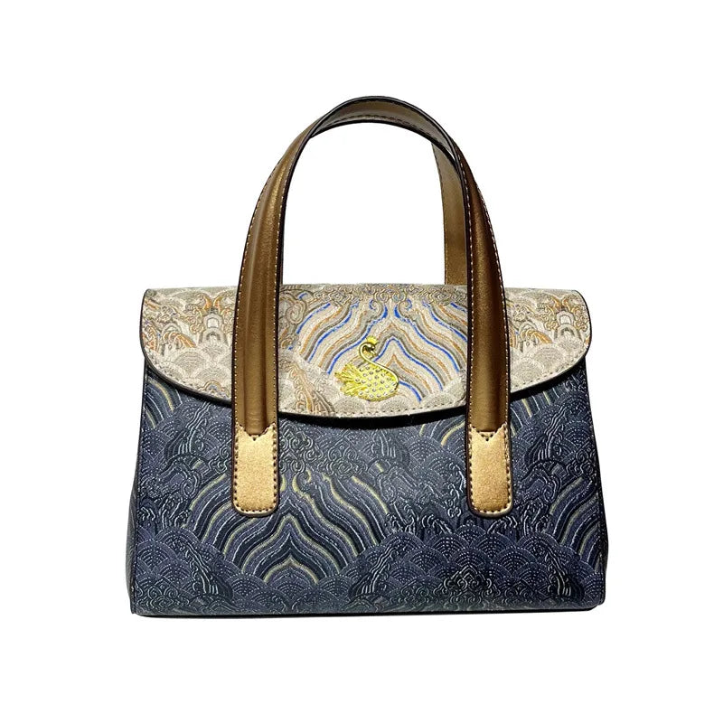 Embroidered Handbag Artistic National Style Women's