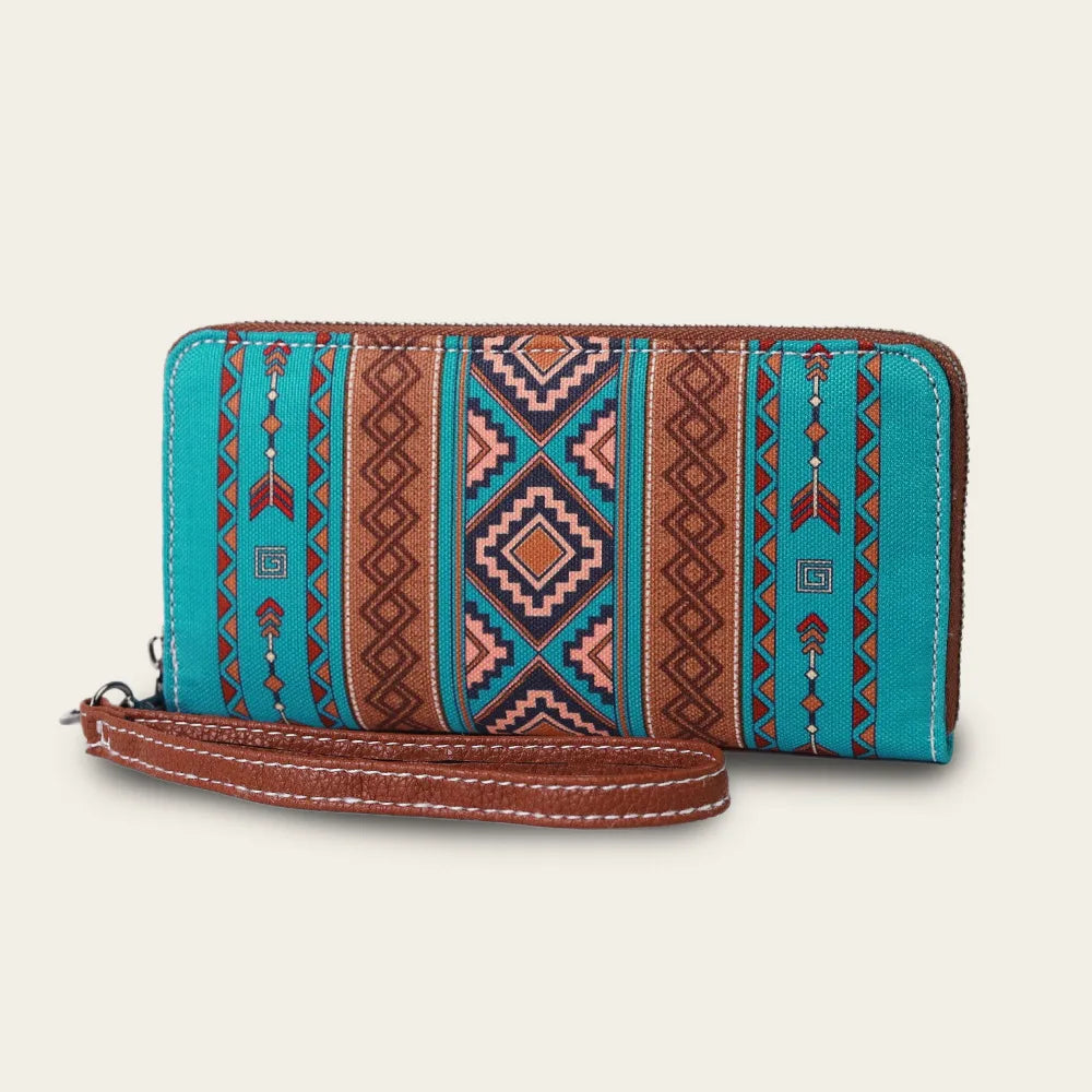 Clutch Vintage Wristlet Wallet for Women