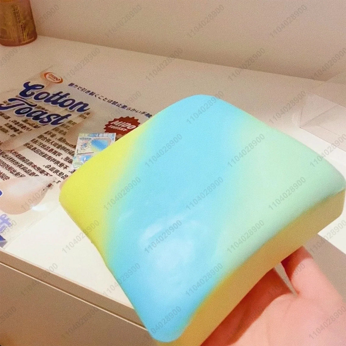 Sticky Toast Squishy Hand Relaxing Toy