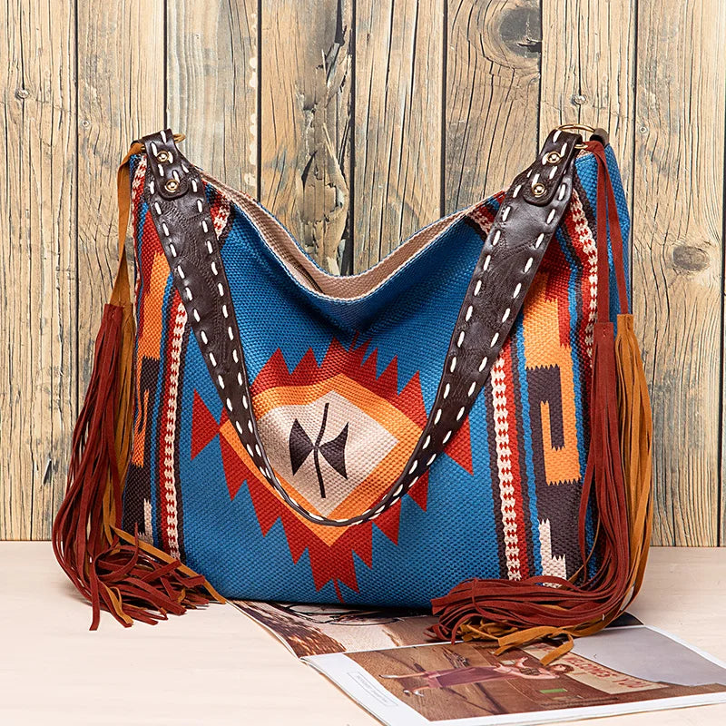Bohemian Causal Tassel Shoulder Bag