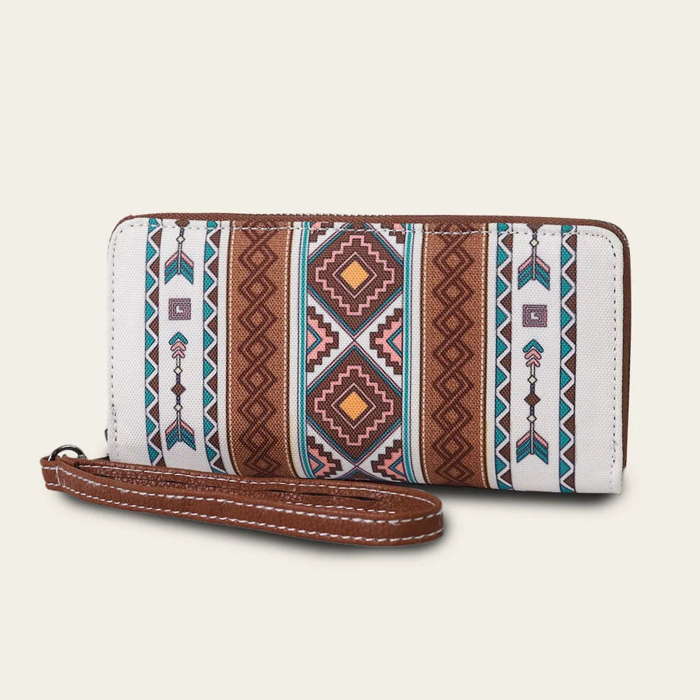 Clutch Vintage Wristlet Wallet for Women