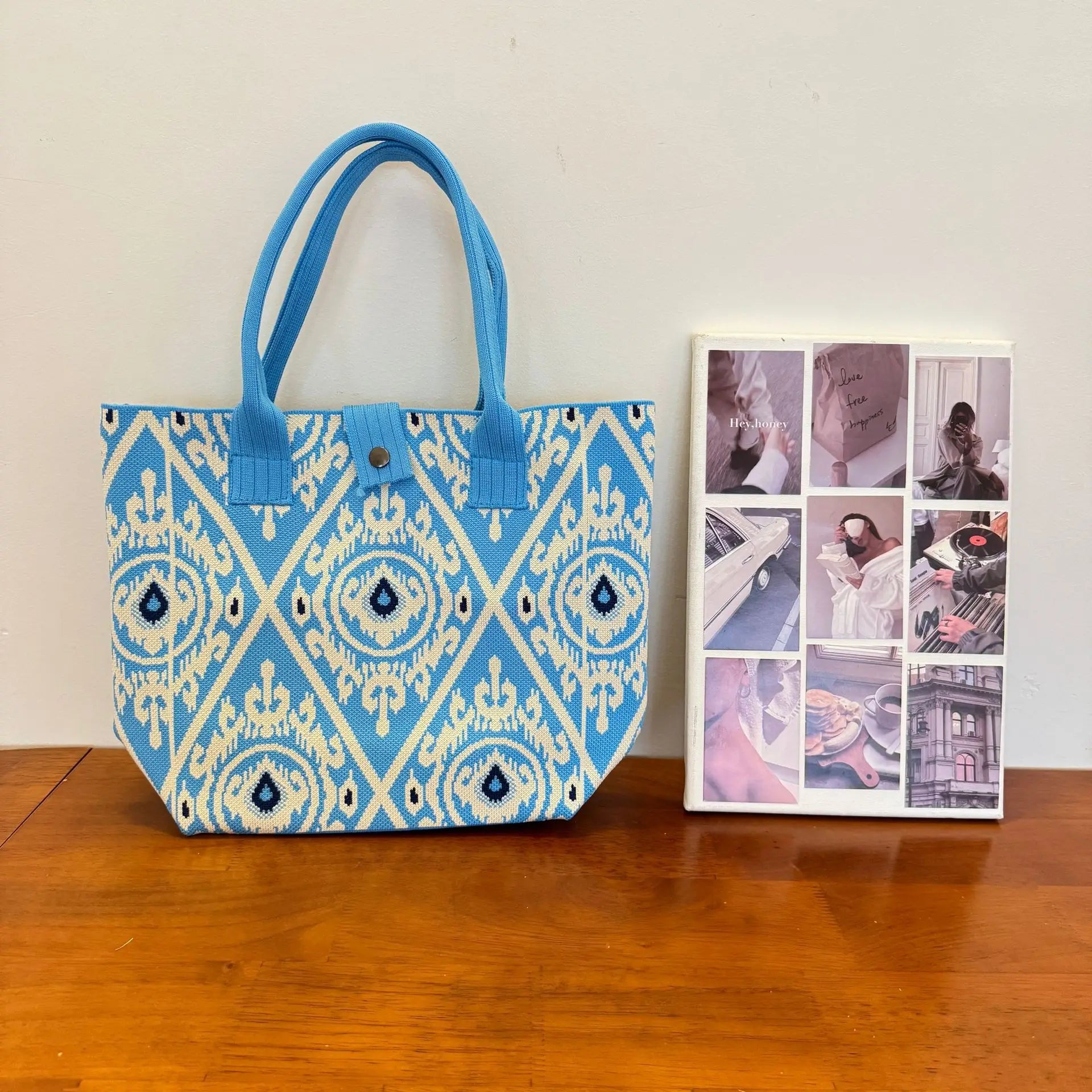 Knitted Bag Xinjiang Adeles Patterned Handbag