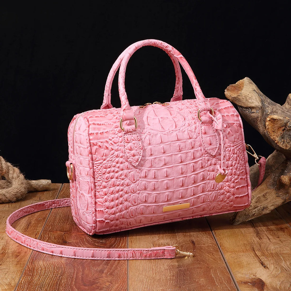 Alirattan Crocodile Pattern Handbags for Women